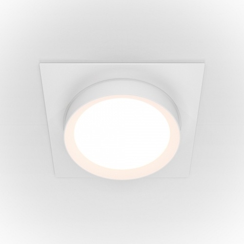 Встраиваемый светильник Maytoni Hoop DL086-GX53-SQ-W в Ладушкине фото 3