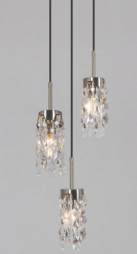 Подвесная люстра ILLUMICO  IL3588-3PSQ-26 AB DS в Нижнем Новгороде