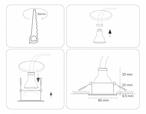 Встраиваемый светильник Ambrella Light TN TN1181 в Нижнем Новгороде фото 2