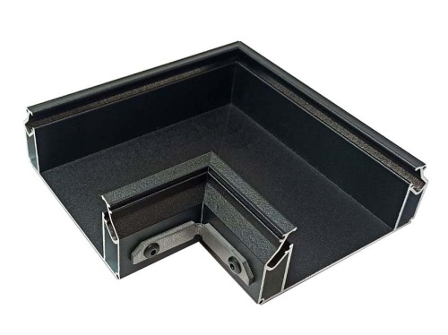 Соединитель угловой L-образный встраиваемый Denkirs Flod DK5851-BK в Нижнем Новгороде