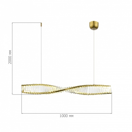 Подвесной светильник ST-Luce Elica SL6205.313.01 в Нижнем Новгороде фото 3