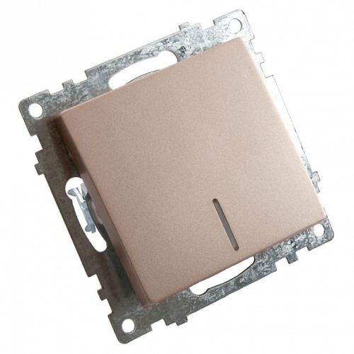 Выключатель одноклавишный с подсветкой без рамки Stekker Катрин 39591 в Нижнем Новгороде фото 6