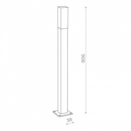 Наземный низкий светильник ST-Luce SL101 SL101.715.01 в Нижнем Новгороде фото 3