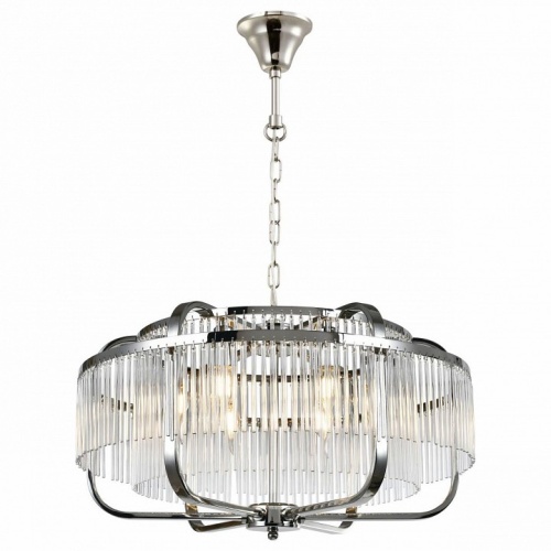 Подвесная люстра iLamp Qeens P9574-6 CR+CL в Нижнем Новгороде фото 2