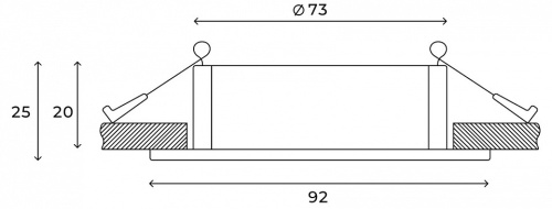 Встраиваемый светильник Hesby Lighting Breeze HSBL_0099 в Нижнем Новгороде фото 6