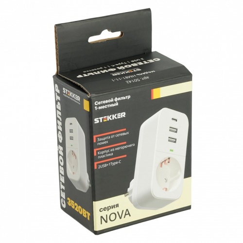 Сетевой фильтр Stekker Nova 50142 в Нижнем Новгороде фото 9