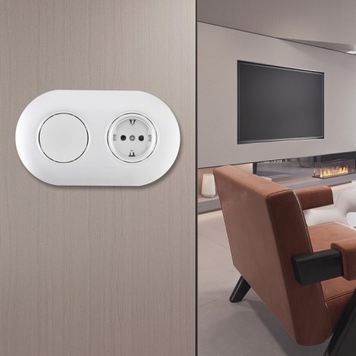 Блок с выключателями одноклавишными влагозащищенными Arte Milano SET08-2 SET08-2-40-1-30-1 white в Нижнем Новгороде фото 2