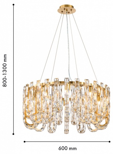 Подвесная люстра Favourite Infinity 4721-14P в Нижнем Новгороде фото 3