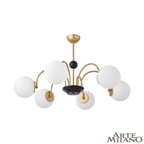 Люстра на штанге Arte Milano AM-Napoli 312066/D850/6 BS/BK в Нижнем Новгороде фото 8
