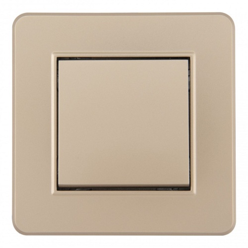 Выключатель одноклавишный Arte Milano SET16-1 SET16-1-30-1 shampan в Нижнем Новгороде фото 3