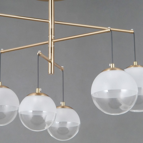 Люстра на штанге ILLUMICO IL4381 IL4381-30WSQ-25HB ELITE в Нижнем Новгороде фото 2