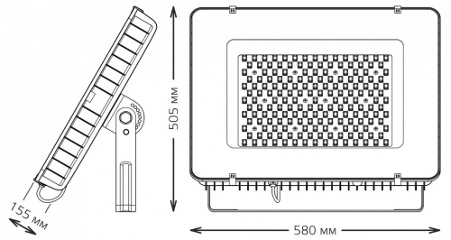 Настенно-потолочный прожектор Gauss Qplus 690511400L в Нижнем Новгороде фото 2
