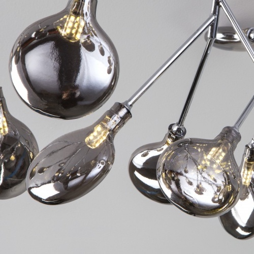 Потолочная люстра Bogate's Lamella 556 хром / дымчатый в Нижнем Новгороде фото 2