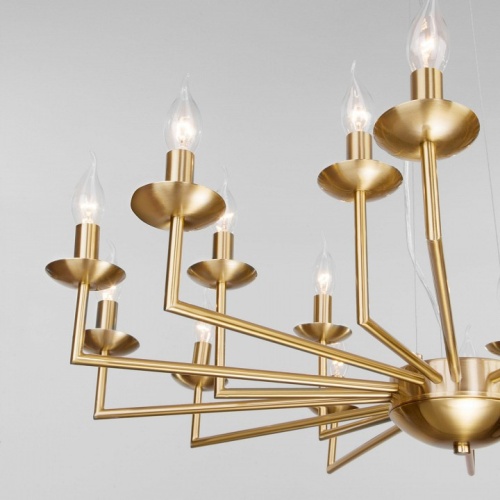 Подвесная люстра Eurosvet Cariso 60150/18 латунь в Нижнем Новгороде фото 2