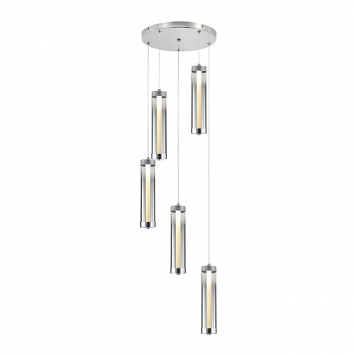 Подвесной светильник Indigo Rilucente 11061/5P Chrome в Нижнем Новгороде фото 4