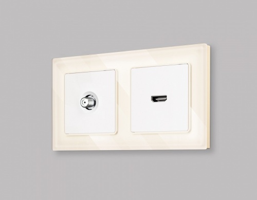 ТВ-розетка без рамки Ambrella Volt ALFA MA133050 в Нижнем Новгороде фото 2