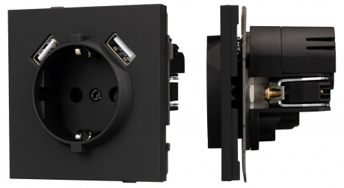 Розетка с заземлением и 2хUSB type A, без рамки Arlight SCT-TENDO 054603 в Нижнем Новгороде
