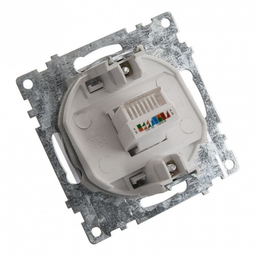Розетка Ethernet RJ-45 без рамки Stekker Катрин 39585 в Нижнем Новгороде фото 2