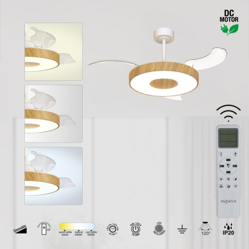 Светильник с вентилятором Mantra COIN FAN 9500 в Нижнем Новгороде фото 4