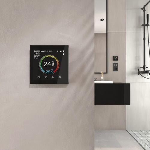 Терморегулятор электромеханический для теплого пола Werkel Сенсорные механизмы черные W1851108 в Нижнем Новгороде фото 5