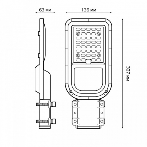 Консольный светильник Gauss  629534450 в Нижнем Новгороде фото 2