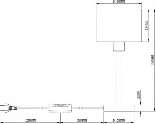 Настольная лампа декоративная Moderli Room V2732-1T в Нижнем Новгороде фото 3