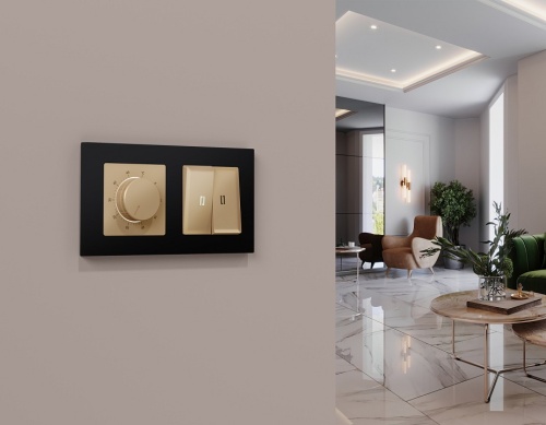 Терморегулятор электромеханический для теплого пола без рамки Ambrella Volt ALFA MA605710 в Нижнем Новгороде фото 2