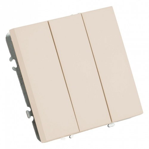 Выключатель трехклавишный без рамки Stekker Эмили 49896 в Нижнем Новгороде фото 2