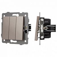 Выключатель трехклавишный без рамки Arlight SWT 049899 в Нижнем Новгороде