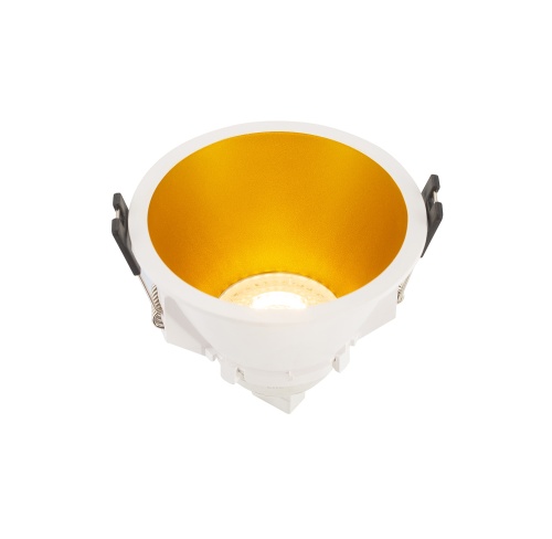 DK3026-WG Встраиваемый светильник, IP 20, 10 Вт, GU5.3, LED, белый/золотой, пластик в Новороссийске фото 7