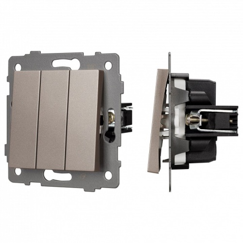 Выключатель трехклавишный без рамки Arlight SWT 049899 в Нижнем Новгороде