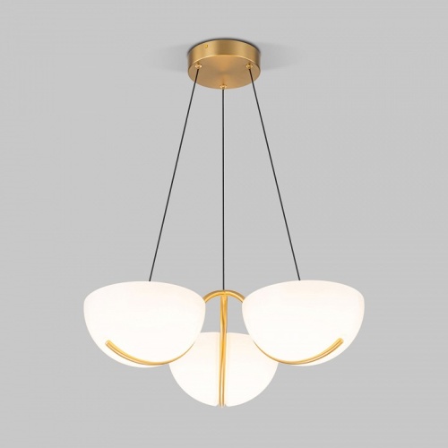 Подвесная люстра Eurosvet Emisfero 50083/3 LED золото в Нижнем Новгороде фото 8