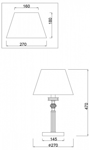 Настольная лампа декоративная Freya Alessandra FR2016TL-01BZ в Нижнем Новгороде фото 3