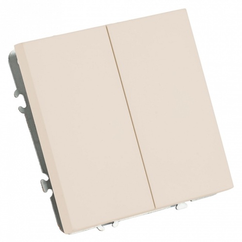 Переключатель двухклавишный без рамки Stekker Эмили 49895 в Нижнем Новгороде фото 2