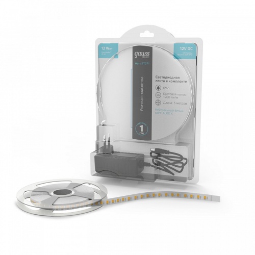 Комплект с лентой светодиодной Gauss Basic BT071 в Нижнем Новгороде фото 8