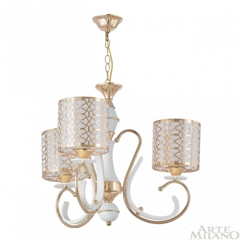 Подвесная люстра Arte Milano Florentia-1237 301237/3 Wh/Gd в Нижнем Новгороде фото 8