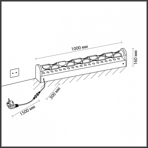 Наземный низкий светильник Odeon Light Waterfall 7027/72FL в Артемовском фото 2