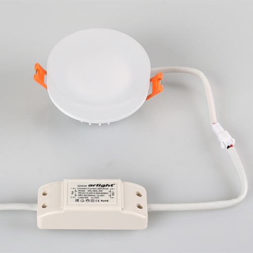 Светильник LTD-80R-Opal-Roll 5W Warm White (Arlight, IP40 Пластик, 3 года) в Кизилюрте фото 2
