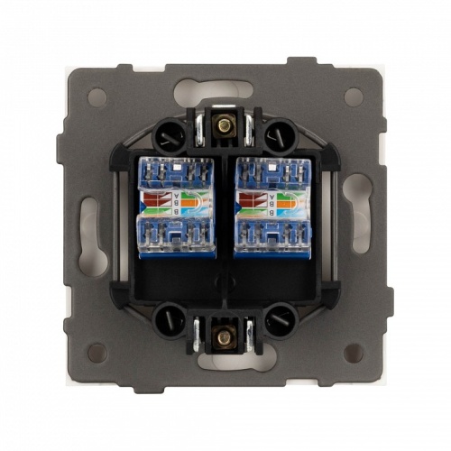 Розетка двойная Ethernet RJ-45 и со шторками, без рамки Arlight SCT-TENDO 054100 в Нижнем Новгороде фото 3