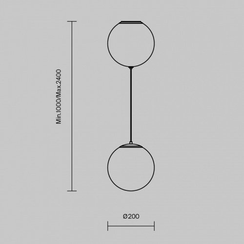 Подвесной светильник Maytoni Twins MOD427PL-L20B3K в Нижнем Новгороде фото 2