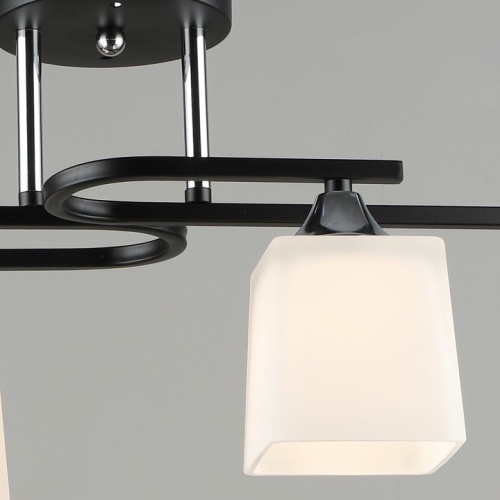 Люстра на штанге 06194-0.3-04 BK+CH в Нижнем Новгороде фото 3