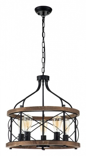 Подвесная люстра Indigo Camino 10017/5P Black в Нижнем Новгороде фото 5