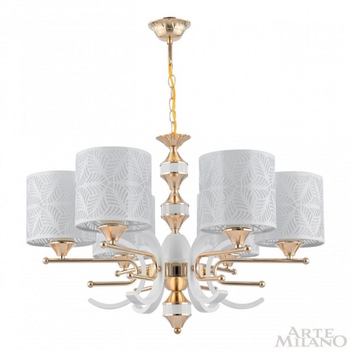 Подвесная люстра Arte Milano Florentia-2097 302097/6 Wh/Gd в Нижнем Новгороде фото 9