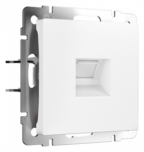 Розетка Ethernet RJ-45 и со шторками, без рамки Werkel белый матовый W5120001 в Нижнем Новгороде