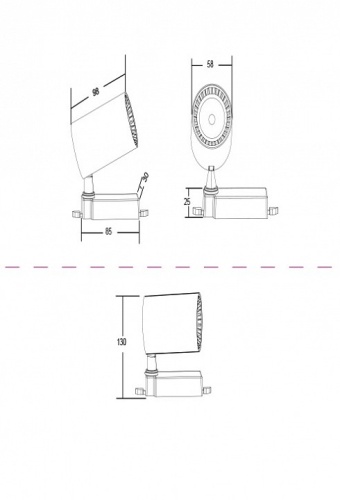 Светильник на штанге Maytoni Vuoro TR003-1-6W3K-B в Ермолино фото 3