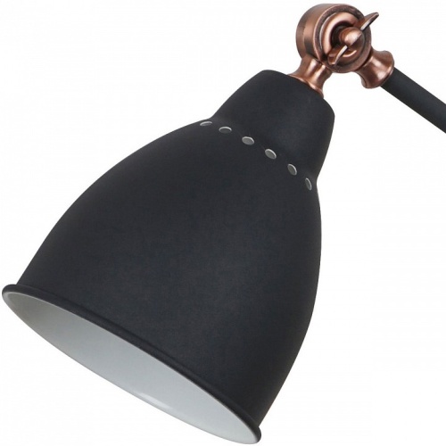 Настольная лампа офисная Arte Lamp Braccio A2054LT-1BK в Сургуте фото 4