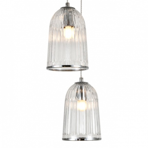 Подвесной светильник Indigo Lucido 11046/5P Chrome в Нижнем Новгороде фото 2