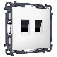 Розетка двойная Ethernet RJ-45 без рамки Ambrella Volt ALFA MA132110 в Нижнем Новгороде