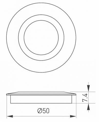 Рамка на 1 пост Arlight Deck 024927 в Нижнем Новгороде фото 2