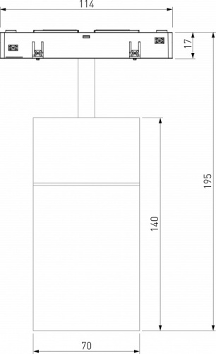 Светильник на штанге Elektrostandard Slim Magnetic a066515 в Нижнем Новгороде фото 2